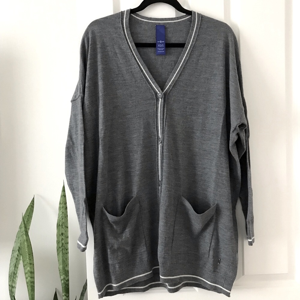 Kit and Ace Travel On Merino Wool Cardigan NWOT
